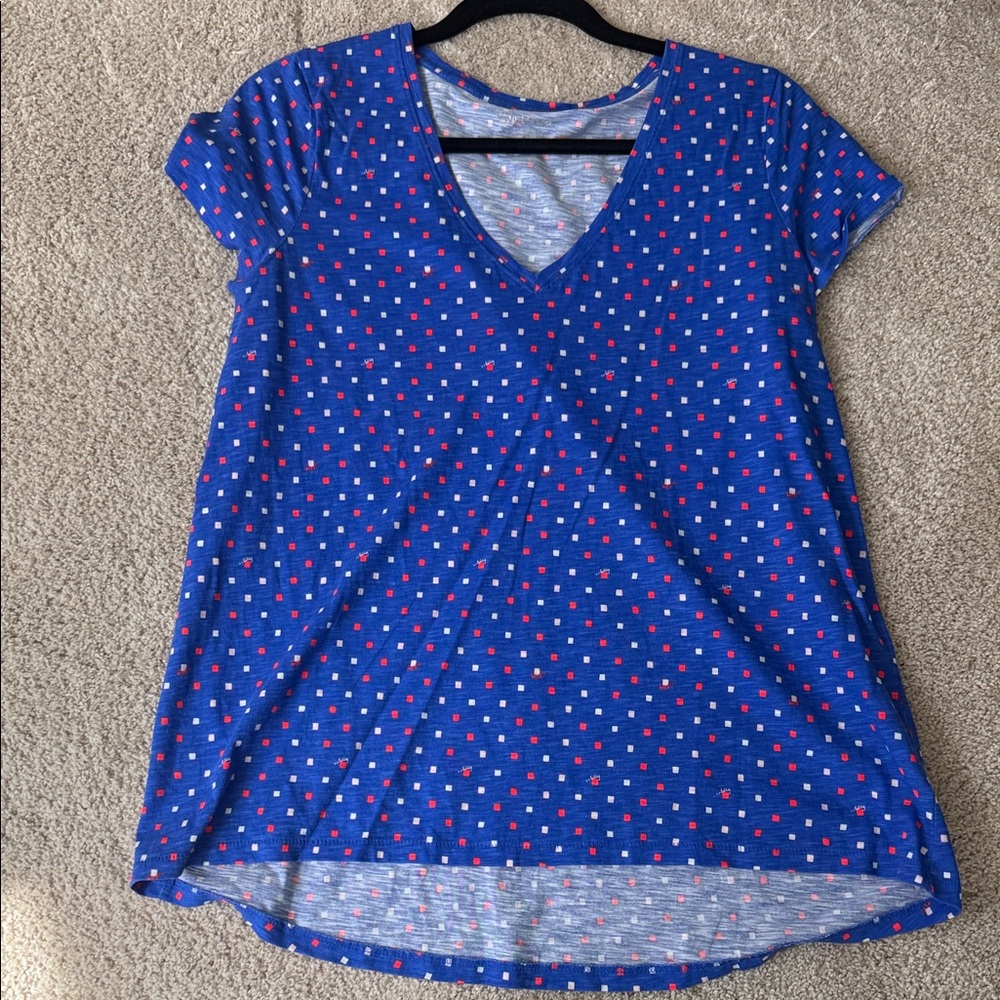 Lilly Pulitzer Etta tee in Lilly Squared, size M
